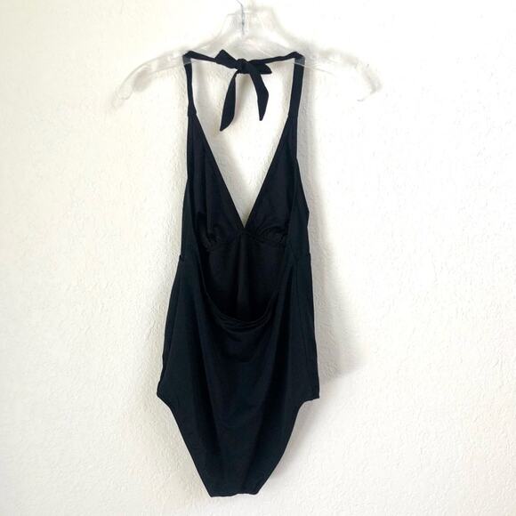 NWOT TopShop Halter One Piece Swimsuit -Sz 8 - Picture 5 of 6